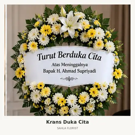 Krans Bunga Duka Magersari